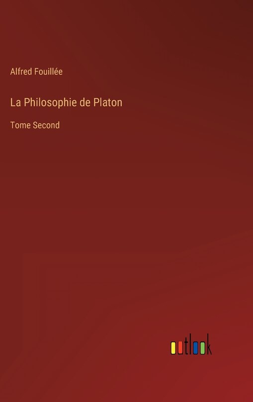 Front cover_La Philosophie de Platon