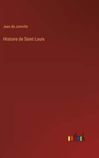 Front cover_Histoire de Saint Louis