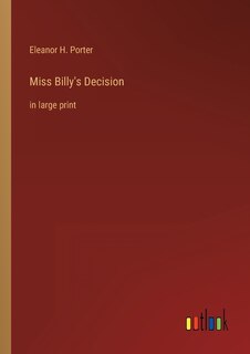 Front cover_Miss Billy's Decision