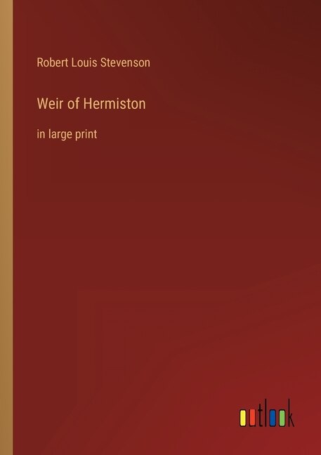 Front cover_Weir of Hermiston