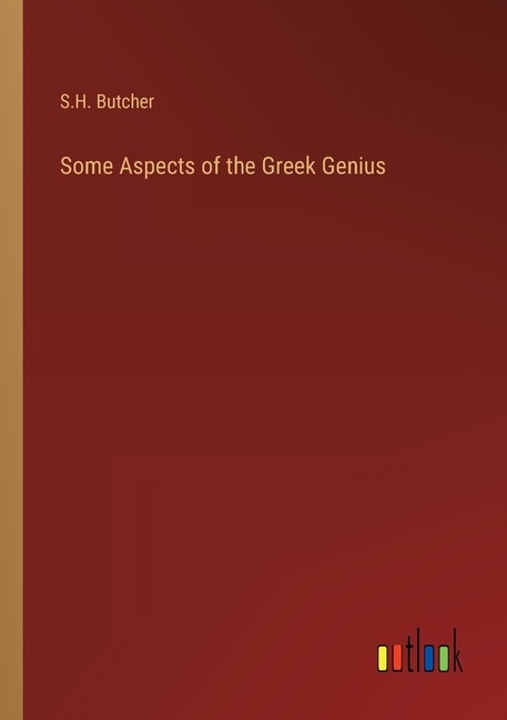 Couverture_Some Aspects of the Greek Genius