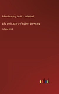 Front cover_Life and Letters of Robert Browning