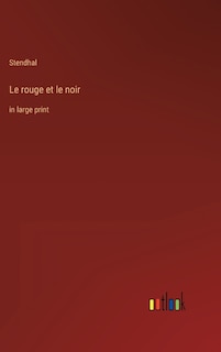 Front cover_Le rouge et le noir