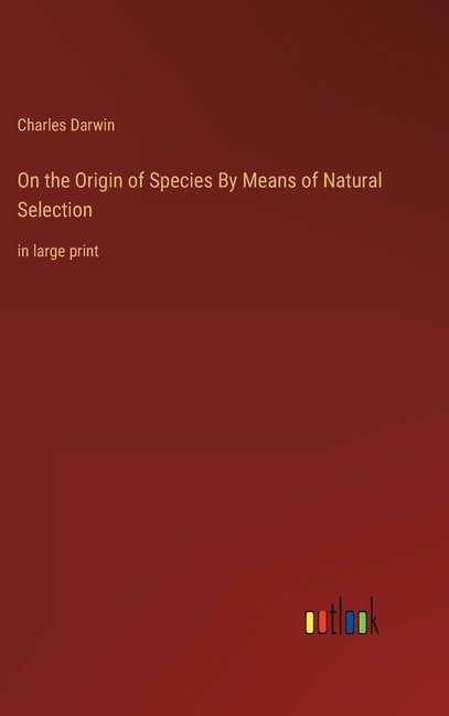 Couverture_On the Origin of Species By Means of Natural Selection