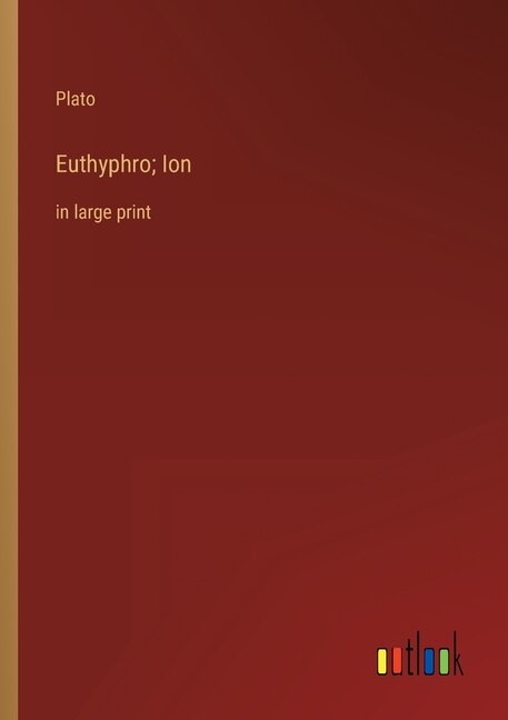 Front cover_Euthyphro; Ion