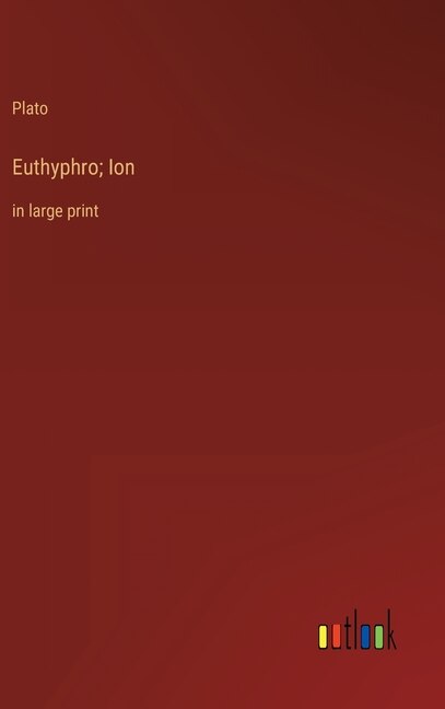 Front cover_Euthyphro; Ion