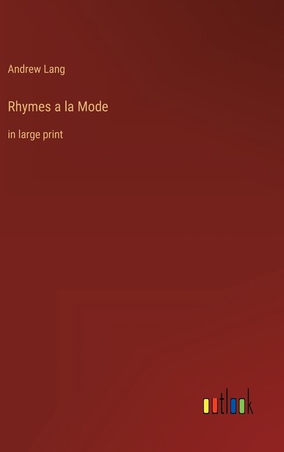Couverture_Rhymes a la Mode