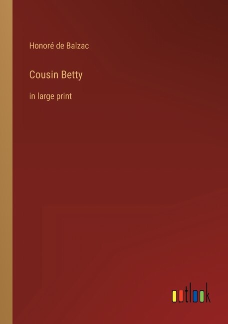 Front cover_Cousin Betty
