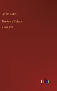 Front cover_The Agony Column