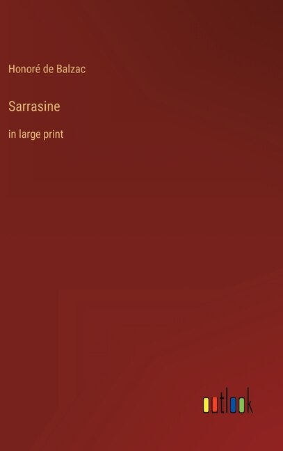 Front cover_Sarrasine