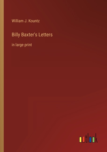 Couverture_Billy Baxter's Letters