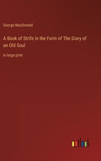Couverture_A Book of Strife in the Form of The Diary of an Old Soul