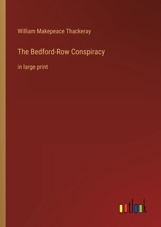 Front cover_The Bedford-Row Conspiracy