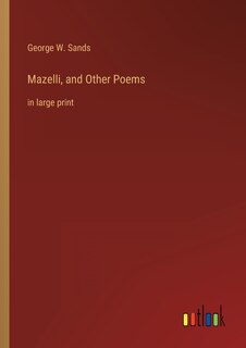 Front cover_Mazelli, and Other Poems