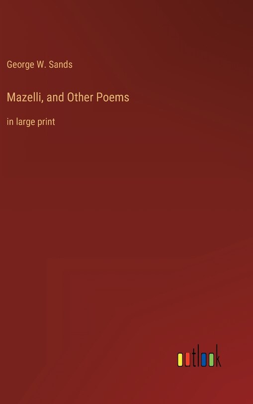 Front cover_Mazelli, and Other Poems