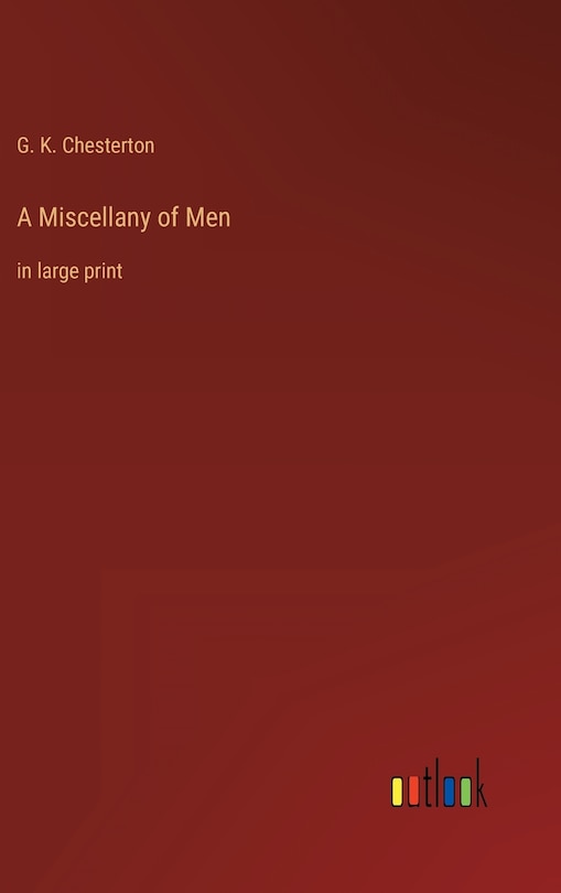 Couverture_A Miscellany of Men