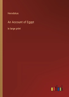 Front cover_An Account of Egypt