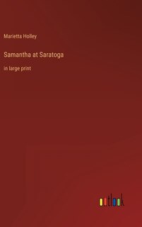 Front cover_Samantha at Saratoga