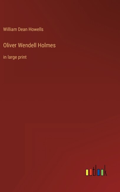 Couverture_Oliver Wendell Holmes