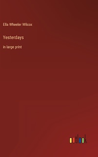 Front cover_Yesterdays