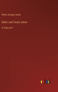 Front cover_Gebir; and Count Julian