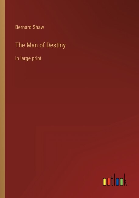 Front cover_The Man of Destiny