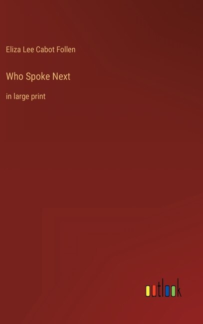 Front cover_Who Spoke Next