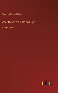 Couverture_What the Animals Do and Say