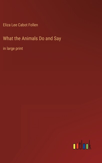Couverture_What the Animals Do and Say