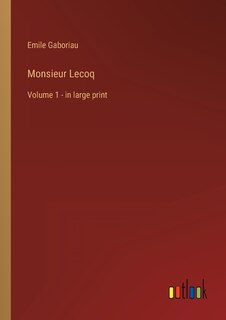Front cover_Monsieur Lecoq