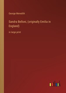 Couverture_Sandra Belloni, (originally Emilia in England)