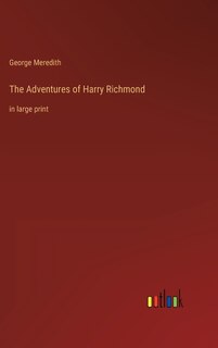 Front cover_The Adventures of Harry Richmond