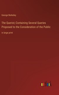Couverture_The Querist; Containing Several Queries Proposed to the Consideration of the Public