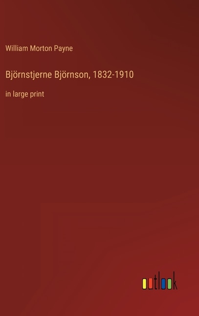 Couverture_Björnstjerne Björnson, 1832-1910