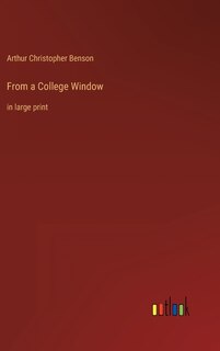 Front cover_From a College Window