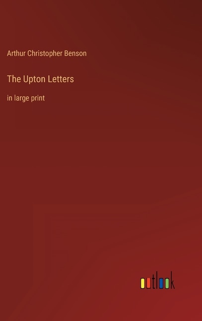 The Upton Letters: in large print