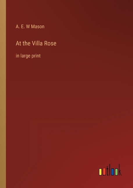 Front cover_At the Villa Rose