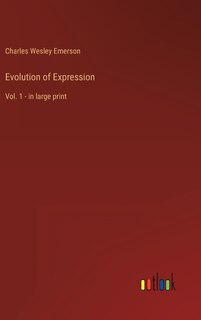 Couverture_Evolution of Expression