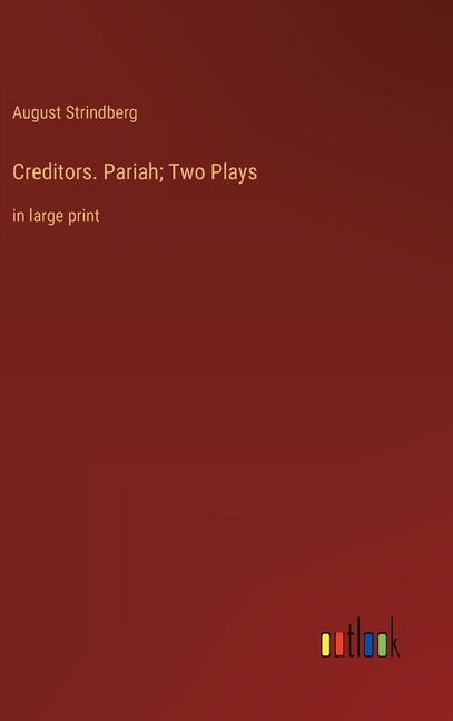 Front cover_Creditors. Pariah; Two Plays