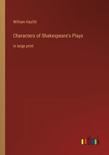 Couverture_Characters of Shakespeare's Plays