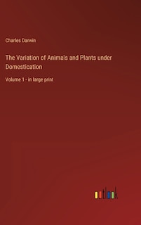 Couverture_The Variation of Animals and Plants under Domestication