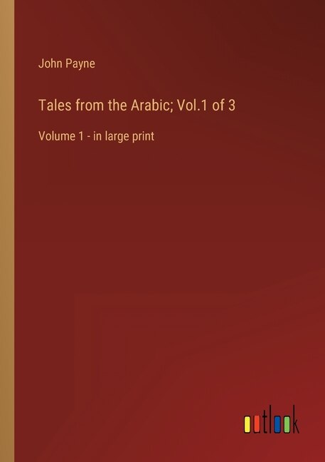 Couverture_Tales from the Arabic; Vol.1 of 3