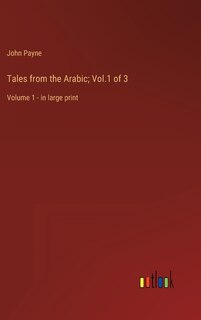 Couverture_Tales from the Arabic; Vol.1 of 3
