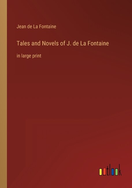 Couverture_Tales and Novels of J. de La Fontaine