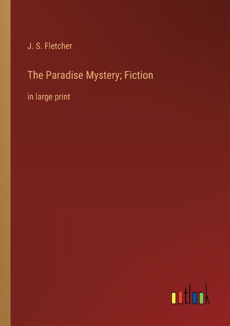 Front cover_The Paradise Mystery; Fiction