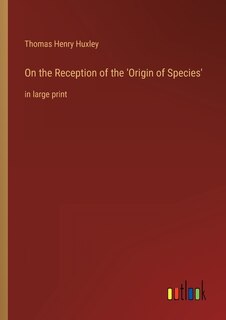 Front cover_On the Reception of the 'Origin of Species'