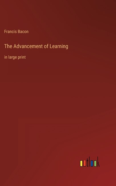 Front cover_The Advancement of Learning