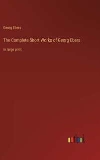 Couverture_The Complete Short Works of Georg Ebers