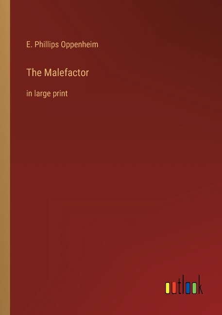 Front cover_The Malefactor