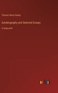 Couverture_Autobiography and Selected Essays